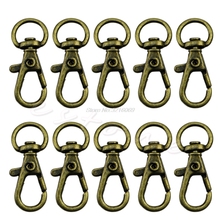 10Pcs Swivel Trigger Clips Snap Hooks Lobster Clasp Keychain Bag DIY Craft Key Aug24 Whosale&DropShip 2024 - buy cheap