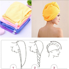 60 x 22cm Soft Head Wrap Hat Makeup Cosmetics Hair Towel Lady's  Dry Hair Cap Quick Dry Hair Towel Drying Bath Towel 2024 - buy cheap