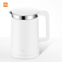 Оригинальный электрический чайник Xiaomi Mijia с постоянной температурой и умным управлением, 1,5 л, термостат 12 часов с поддержкой приложения для телефона 2024 - купить недорого