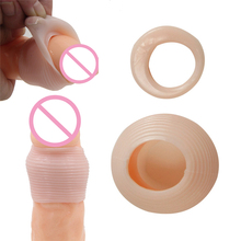 Funda correctora de silicona para hombre, extensor de pene, anillo para pene, anillos de protección para glande, Juguetes sexuales para retrasar la eyaculación 2024 - compra barato