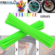 72Pcs/Pack Off-road Bike Wheel spoke skin Colorful Motocross Rims Skins Covers For 400 450 525 SX EXC MXC XC XCw RMZ KXF 2024 - buy cheap