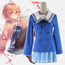 Disfraz de Anime kyoukai no kanata Kuriyama Mirai, uniforme para fiesta de Halloween, Cosplay 2024 - compra barato