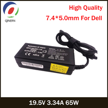 QINERN-adaptador de corriente para portátil Dell, 19,5 V, 3.34A, 65W, 7,4x5,0mm, para Latitude 2120,2100,2110,D430, D400, D410 2024 - compra barato