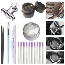 Fibre extension Set For Nail Silk Extension Nail Form Acrylic Tips profession kits Nails Art  Decoration Tools Sets 2024 - buy cheap