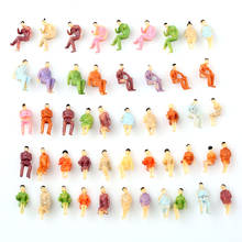 50 PCS HO scale ALL Seated People sitting figures Passengers 1:100 New 2024 - buy cheap