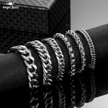 5.5-12mm Men Stainless Steel Bracelet Buddha Bracelet & Bangle with Buddha Charms Male Accessory Gifts Rock Buddha Jewelry 2024 - buy cheap
