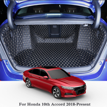 For Honda 10th Accord 2018-Present Car Floor Mat Leather Tray Carpet Cargo Liner Custom Auto Trunk Mat Carpet Internal Mats 2024 - buy cheap