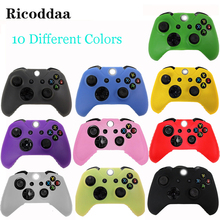 For Xbox One Controller Silicone Gel Case Skin Cover Rubber Case For Microsoft Xbox one Gamepad Joystick Soft Cases 10 Colors 2024 - buy cheap