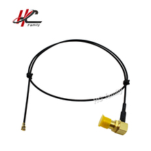 1pc 1.37mm RF Coaxial cable IPX U.FL to right angle RP-SMA Jack Inner pin Jack 30cm 12in 2024 - buy cheap