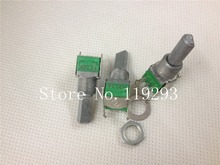 [BELLA]Taiwan F 9011 Horizontal double potentiometer C50K handle 20MMF--10pcs/lot 2024 - buy cheap