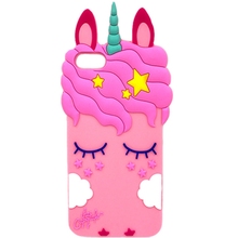 Funda de silicona de unicornio rosa con dibujos animados en 3D, para Huawei Honor 7A, DUA-L22, versión rusa, 5,45" 2024 - compra barato