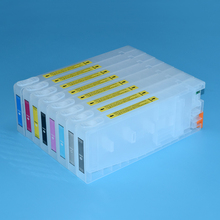 350 мл * 8 цветов, T602, T6031, T6041, объемный многоразовый СНПЧ чернильный картридж с чипами сброса для принтеров Epson Stylus Pro 7880 9880 2024 - купить недорого