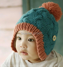 Inverno Manter aquecido malha chapéus para o menino/menina/kits de chapéus, lenços, bug/abelha infantes tampas beanine para chilld 2 pçs/lote MC01 2024 - compre barato