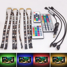 Fita de luz led flexível, 12v, 1m, 5m, smd 5050, branco, à prova d'água, 300led, 3m