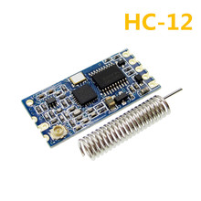 1Pcs New 433Mhz HC-12 SI4463 Wireless Serial Port Module 1000m Replace Bluetooth 2024 - buy cheap