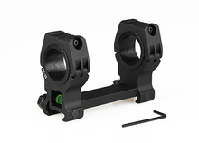 Tactical airsoft accessories M10 QD-L double rignt 21.2mm rail mount 30mm 35mm QD hunting rifle scope mount with bubble level 2024 - buy cheap