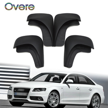 Overe-lama traseiro dianteiro para audi, acessório de proteção contra respingo para carros, modelos a4, b7, 2005, 2006, 2007, 1 conjunto com 4 peças 2024 - compre barato