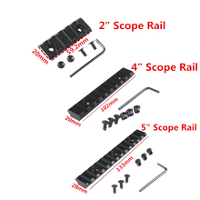 Picatinny Rail Weaver Scope Mount Rail 20 мм, область адаптера, крепления для страйкбола, Охотничьи аксессуары 2024 - купить недорого