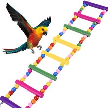 Bird Swing Wooden Bridge Hanging Ladder Swing Hamster Rat Climb Cockatiel  Bridge Bird Parrot Cage Toys Practical 2024 - buy cheap