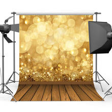 Mehofoto Golden Shinning Spot Photography Backdrop Kids Photo Shoot Wood Floor Background for Photo Studio CM-6333 2024 - buy cheap