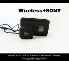 HD! Беспроводная Автомобильная камера заднего вида с Wi-Fi, чип SONY для Peugeot 206 207 306 307 308 406 407 5008 Partner Tepee 2024 - купить недорого