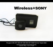 Hd!!! Câmera de visão traseira sem fio, wi-fi, chip sony, para peugeot 206 207 306 307 308 406 407 5008 partner tepee 2024 - compre barato