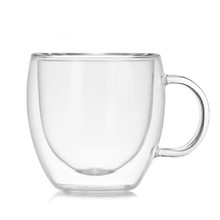 1 шт. кофейные чашки, чайные кружки, креативные офисные кружки ручной работы, теплоизоляционная прозрачная посуда для напитков, стеклянные чашки с двойными стенками 2024 - купить недорого