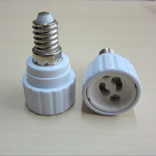 60 pcs E14-GU10 conversores suporte da lâmpada, E14 para GU10 lâmpada AdapterLED estender base de lâmpada adaptador de soquete de lâmpada, Frete grátis 2024 - compre barato