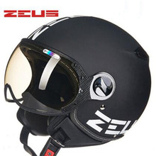 Fashion Retro ZEUS Half face Motorcycle Helmets electric Motorbike Four seasons safety caps Unisex Moto Casque 2024 - buy cheap