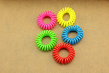 10pcs/lot 33mm Child Telephone Cord Elastic Ponytail Holders Hair Ring Accessories Girl Women Rubber Bands Tie Gum 2024 - buy cheap