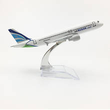 Busan Airlines, South Korea Aeroplane model Airbus A320 airplane 16CM Metal alloy diecast 1:400 airplane model toy for children 2024 - buy cheap