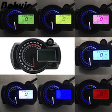 Motorcycle DC 12V 7 Color LCD Digital Display Tachometer Assembly Speedometer Odometer Dashboard Sensor Motorbike Instrument 2024 - buy cheap