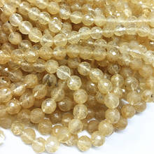 2 type yellow synthetic watermalon crystal tourmaline 4 6 8 10 12 14mm faceted round stone loose beads 15inch B510 2024 - buy cheap