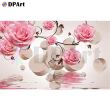 Diamond Painting 5D Full Square/Round Drill Pin Rose Bunch Flowers Daimond Rhinestone Embroidery Painting Cross Stitch M664 2024 - buy cheap