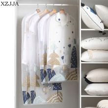 Xzjja-capa transparente para guarda-roupas, proteção contra poeira, armazenamento, organizador de armário, roupas 2024 - compre barato