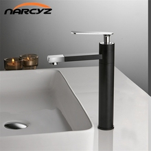 Basin Faucet Black/White Faucet Tap Bathroom Sink Faucet Single Handle Hole Deck Mounted Wash Hot Cold Mixer Tap Crane B578 2024 - buy cheap