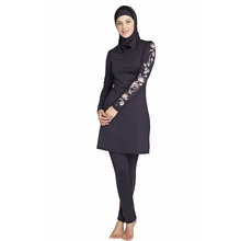 Women Swimsuit Sport Clothing Plus Size Burkinis Printed Floral Modest Muslim Swimwear Hijab Muslimah Islamic 2024 - buy cheap