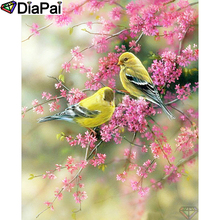 DIAPAI Full Diamond "Animal bird flower" DIY 5D Diamond Painting Cross Stitch Home Decor Picture Of Rhinestone Handmade A25486 2024 - buy cheap