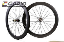700C DISC 60 clincher/tubular cyclocross road bike disc brake carbon wheel, 60mm depth 25mm width rims, Custom stickers 2024 - buy cheap