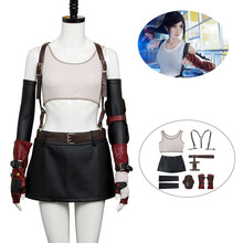 Final Fantasy FFVII Tifa Lockhart Cosplay Costume Strap Skirt Full Set Halloween Party Props 2024 - buy cheap