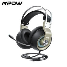 Mpow EG3 Pro Gaming Headset 50mm Driver 3.5mm USB Wired Headphone With On Line Volume Control Noise Cancelling Mic For PC Xbox 2024 - buy cheap