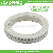 100PCS 1206 SMD Resistor 1% resistance resistance 1.5K 1K5 ohm chip resistor 0.25W 1/4W 152 IGMOPNRQ 2024 - buy cheap