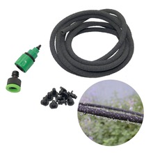 10m Soaker Hose Irrigation Kits Agriculture Fruit tree Watering Drains Tube 4/9mm Seepage Pipe Kits with Quick Connectors 2024 - buy cheap