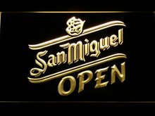 078 San Miguel Beer OPEN Bar LED Neon Sign with On/Off Switch 20+ Colors 5 Sizes to choose 2024 - buy cheap