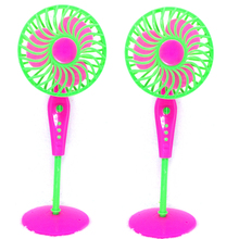 NK 2 Pcs/Set Doll Accessories Baby Toys Mechanical Fan Doll Furniture For Barbie Dolls Home & Garden Best Gift Free Shipping 2024 - buy cheap