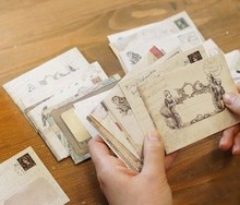 360 pcs/lot Vintage Mini Kraft Paper Envelope,Use For Gift Greeting Card Invitation 2024 - buy cheap