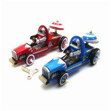 Vintage Clockwork Wind Up Racing Car toys Photography Children Kids Adult Car Tin Toys Classic Toy Christmas Gift 2024 - buy cheap