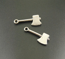 10pcs Silver Color Metal Axe Charms Pendant Fits Bracelets Jewelry Making A847 2024 - buy cheap