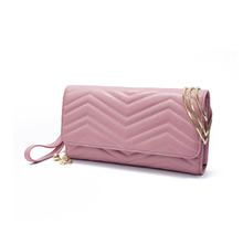 HOT fashion women clutch bags hasp cover sheepskin handbag classic zig zag back heart thread messenger bag more color 2024 - buy cheap