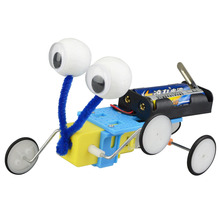 Brinquedo elétrico de montar diy para estudantes, brinquedo elétrico criativo de montar artesanal 2024 - compre barato